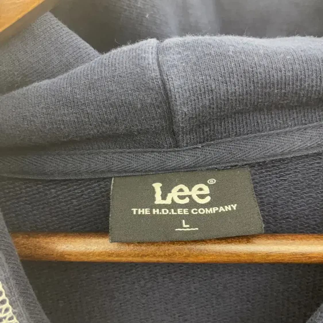 LEE 탑스티치 컨트리 캔자스 타이포 후드티 L C08251 상품이미지5