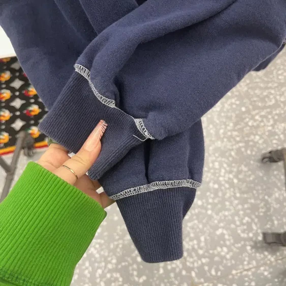 LEE 탑스티치 컨트리 캔자스 타이포 후드티 L C08251 상품이미지7