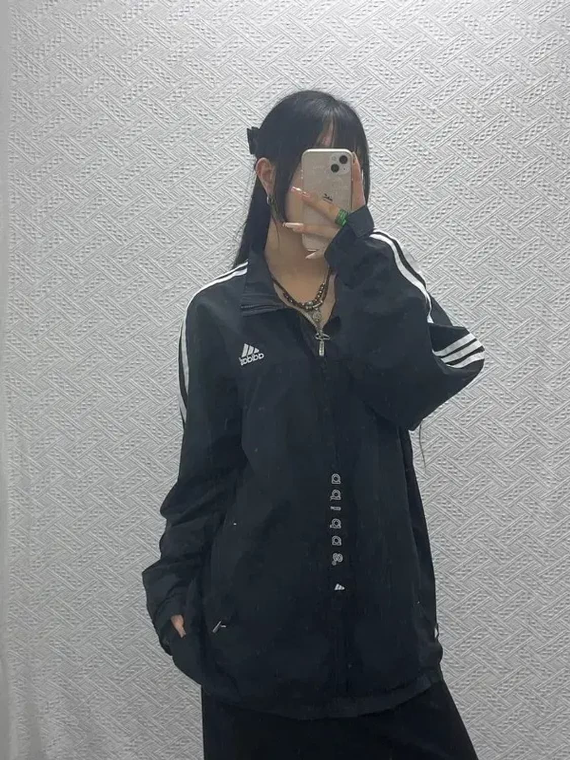 아디다스 올드스쿨 오버핏 스트릿 바람막이 자켓 105 C08258 상품이미지2