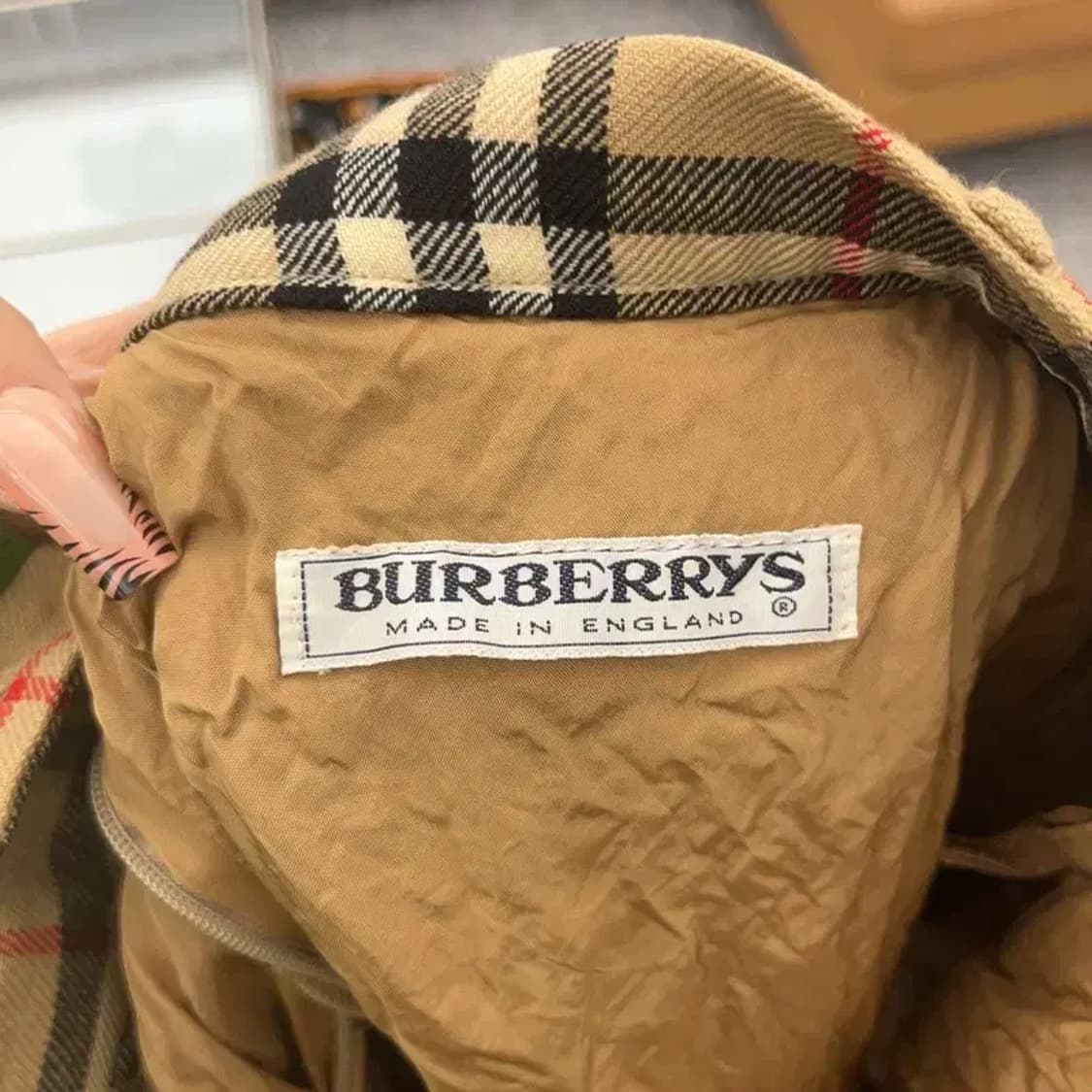 버버리 빈티지 모리 노바체크 울 미니스커트 24인치 C08273 상품이미지8