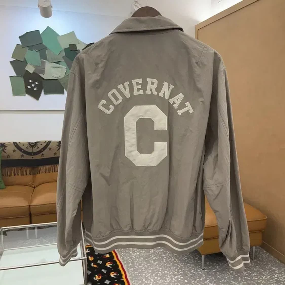 커버낫 올드스쿨 컨트리 빈티지 C로고 바시티자켓 M C08283 상품이미지4