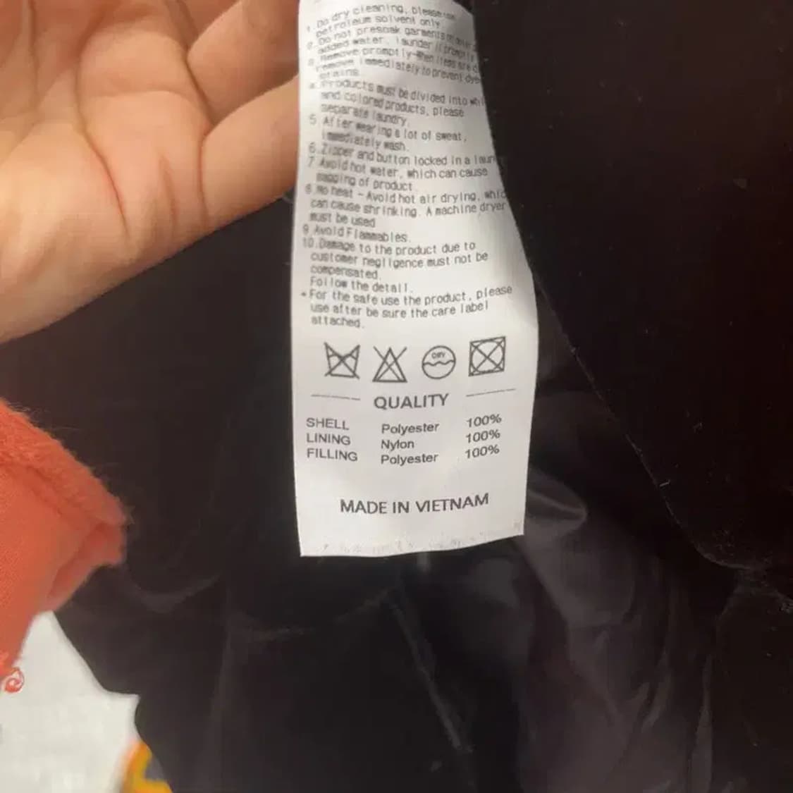 배디 고딕 스트릿 힙합 벨벳 벨루어 패딩 M C08293 상품이미지7