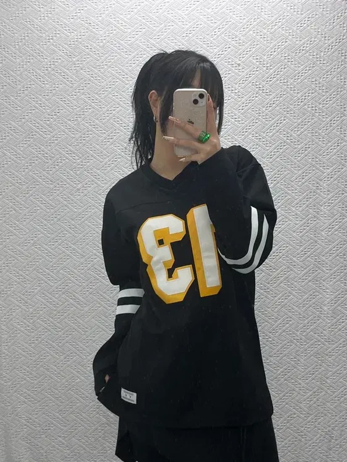 비바스튜디오 레트로 스포티 넘버 져지 롱슬리브 M C08305 상품이미지1