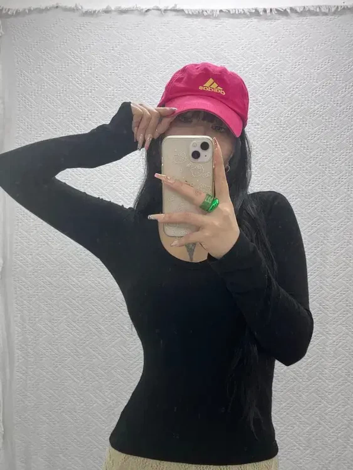 아디다스 Y2K 00's 대장급 핫핑크 볼캡 모자 C08317 상품이미지2