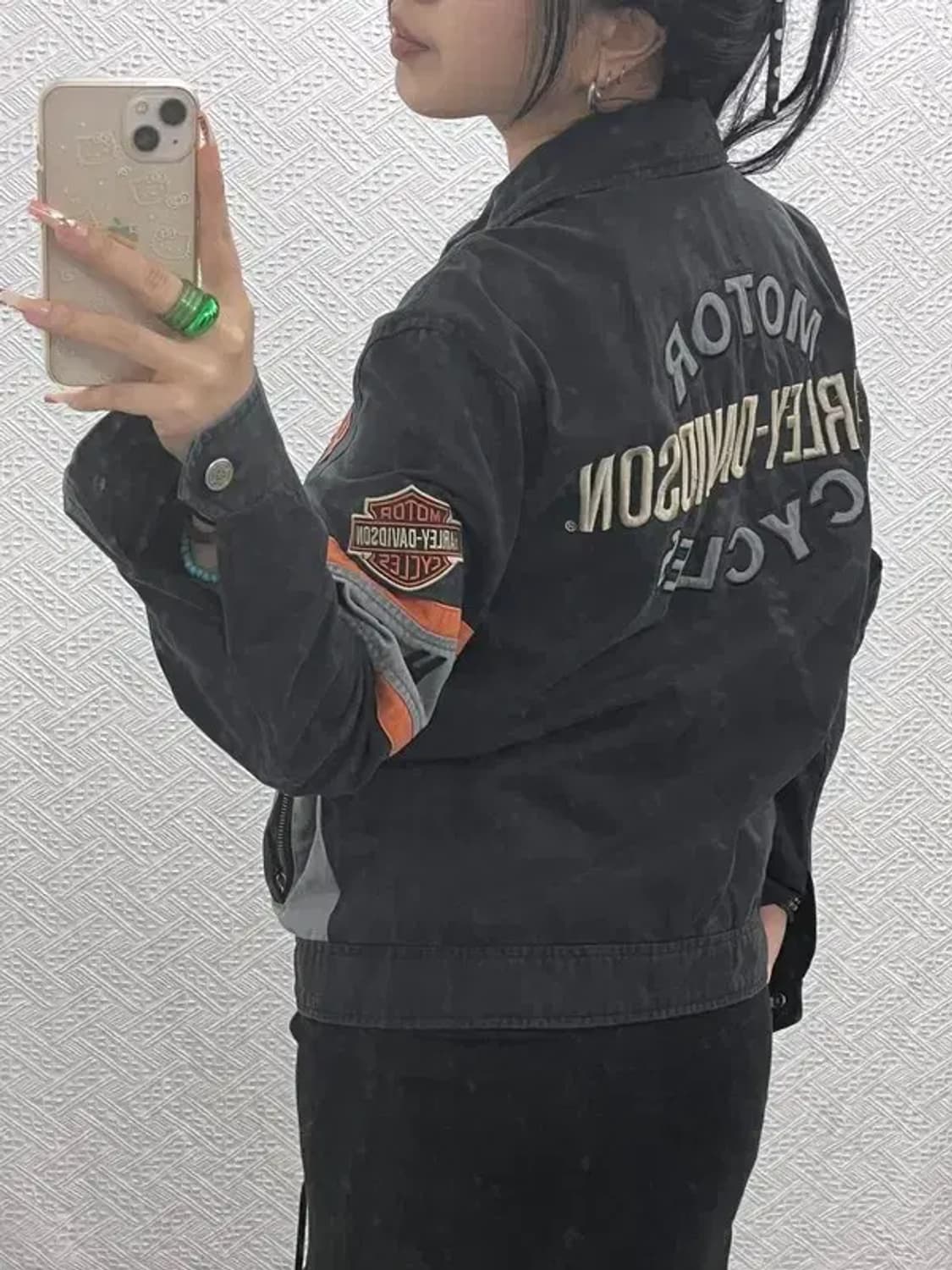 할리 데이비슨 디트로이트 모터사이클 레이싱 자켓 100 C08279 상품이미지2