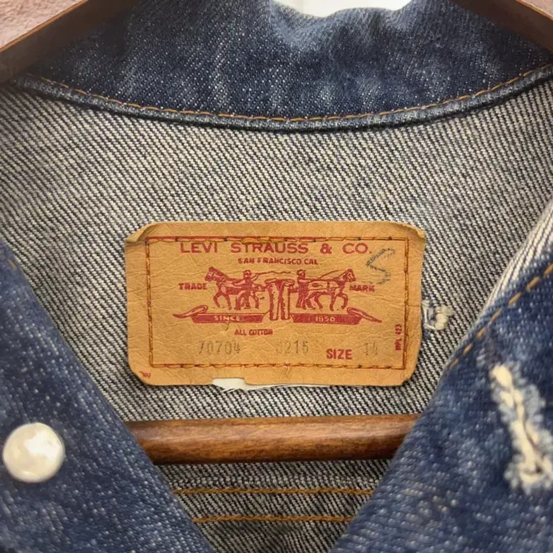 리바이스 올드스쿨 컨트리 트러커 데님 자켓 14 C08289 상품이미지5