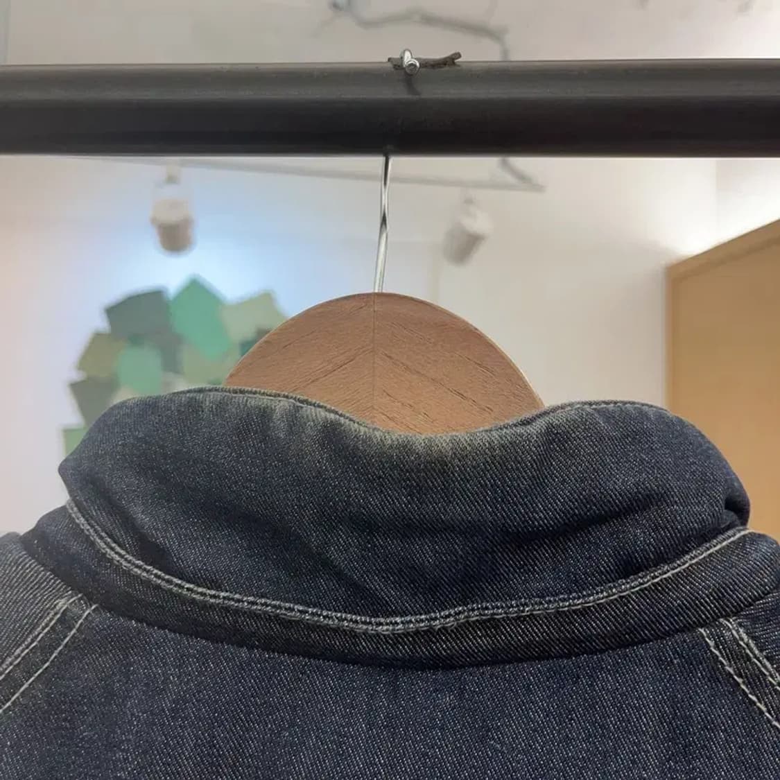 MLB 올드스쿨 레트로 스트릿 데님 패딩 자켓 95 C08294 상품이미지8