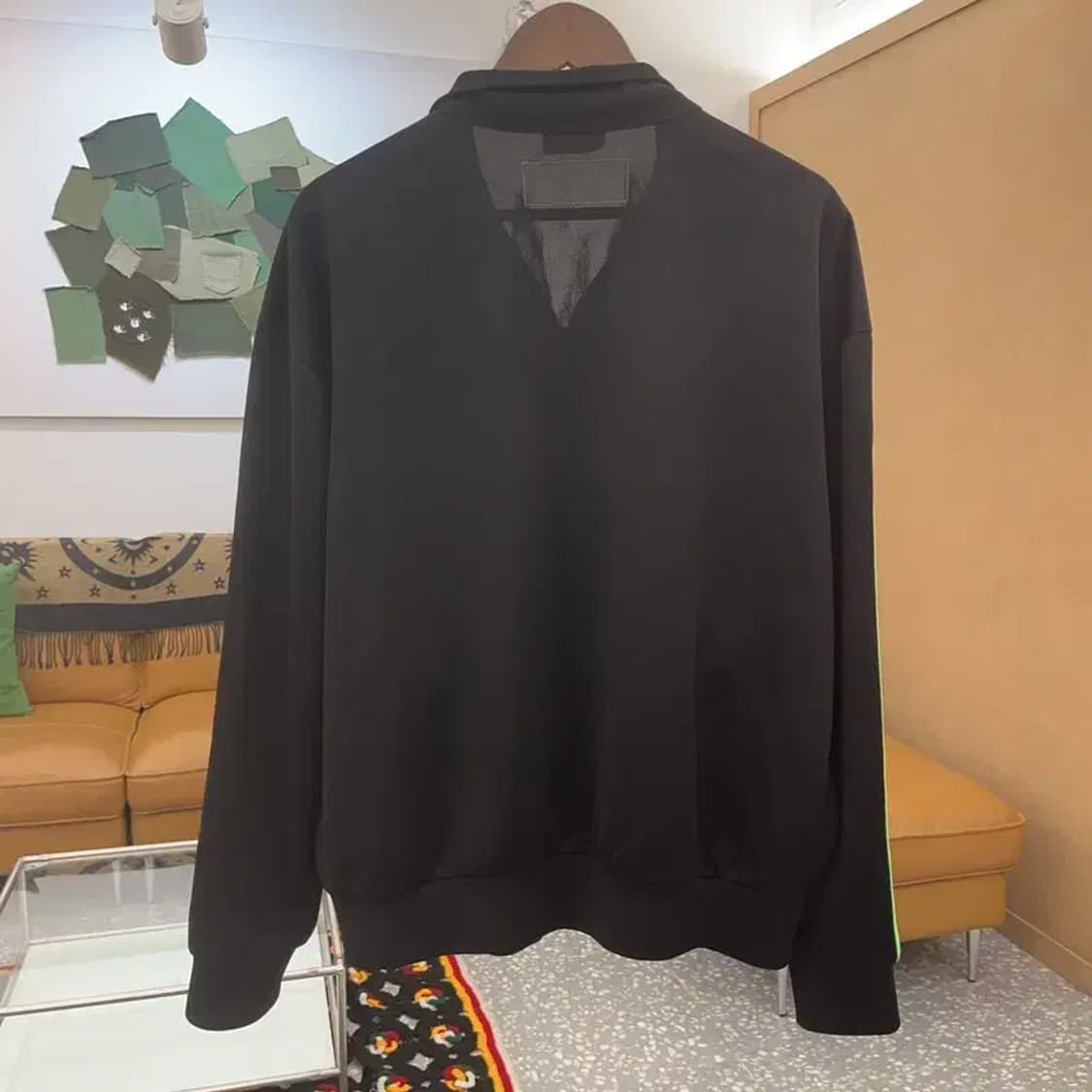 널디 레트로 Y2K 00's 네온라인 져지 집업 L C08287 상품이미지4