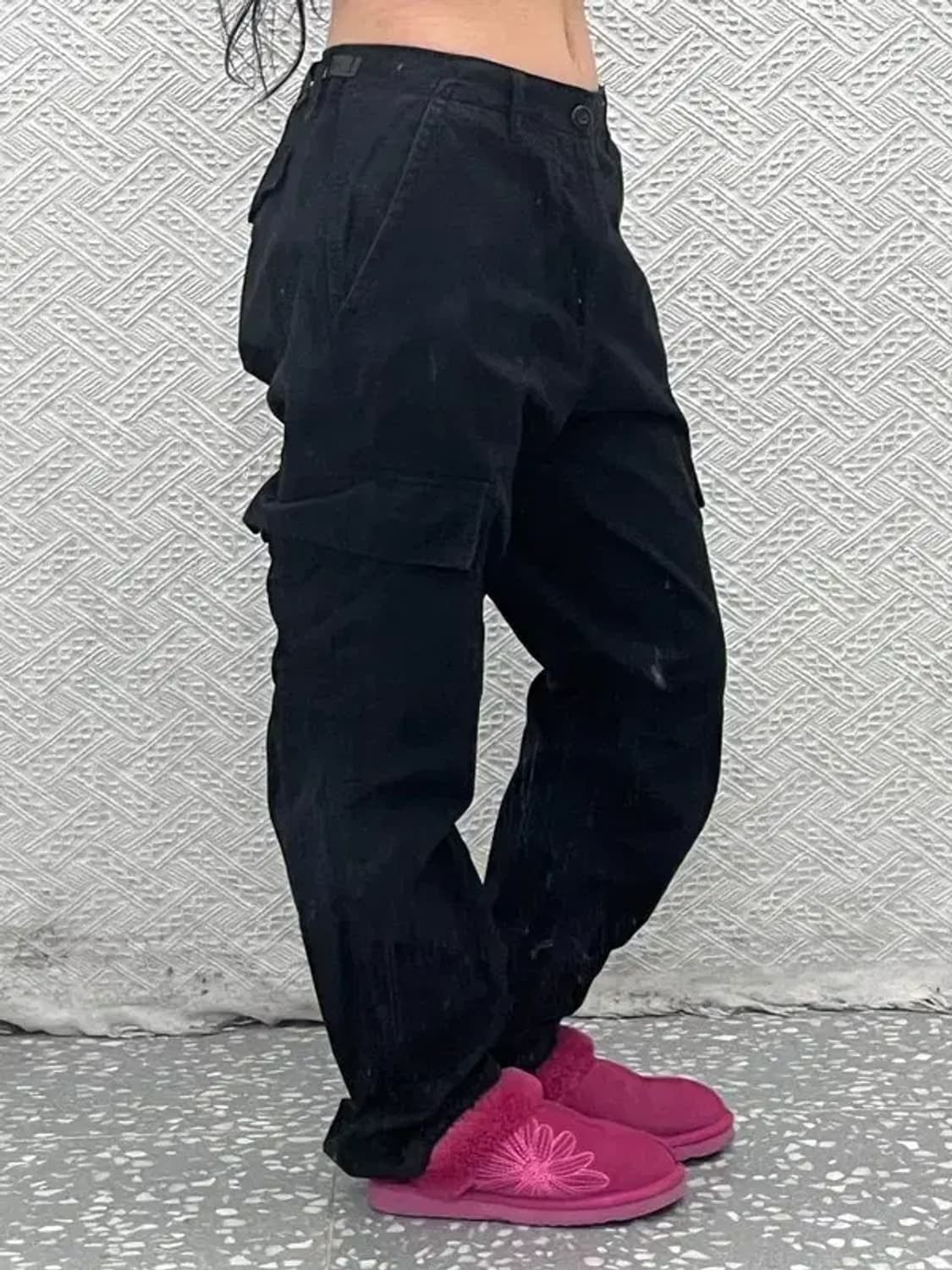 슈퍼드라이 빈티지 레트로 스트릿 힙합 카고팬츠 34인치 C08310 상품이미지1