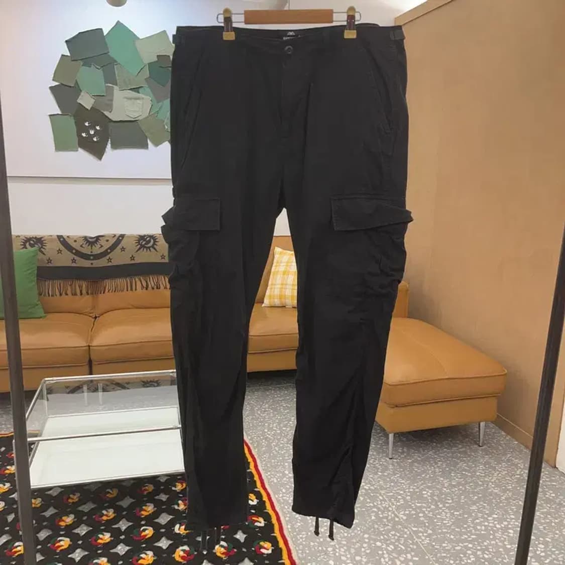 슈퍼드라이 빈티지 레트로 스트릿 힙합 카고팬츠 34인치 C08310 상품이미지3