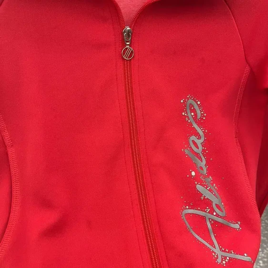 아디다스 Y2K 키치 프린팅로고 져지 집업 L C08288 상품이미지10