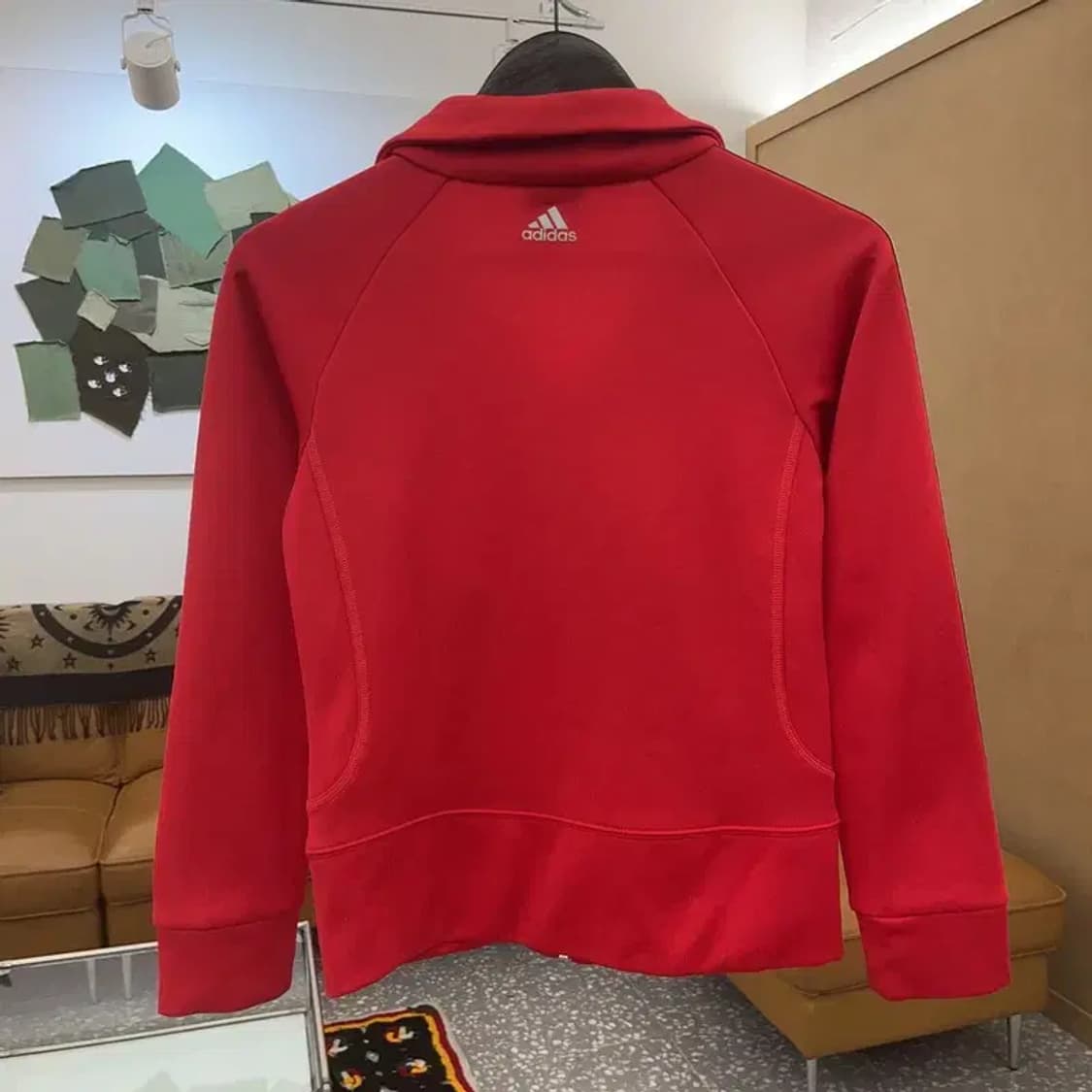 아디다스 Y2K 키치 프린팅로고 져지 집업 L C08288 상품이미지4