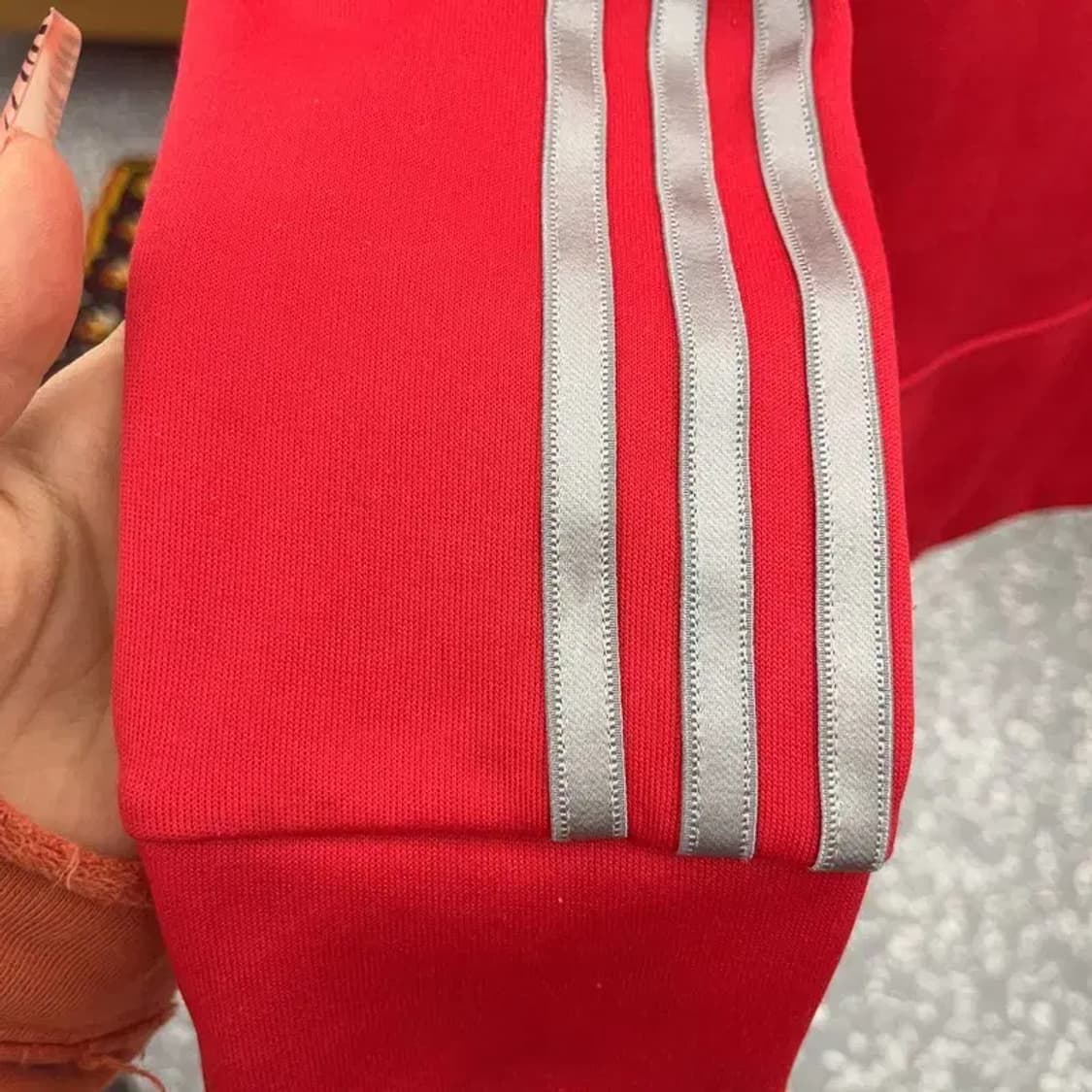 아디다스 Y2K 키치 프린팅로고 져지 집업 L C08288 상품이미지8