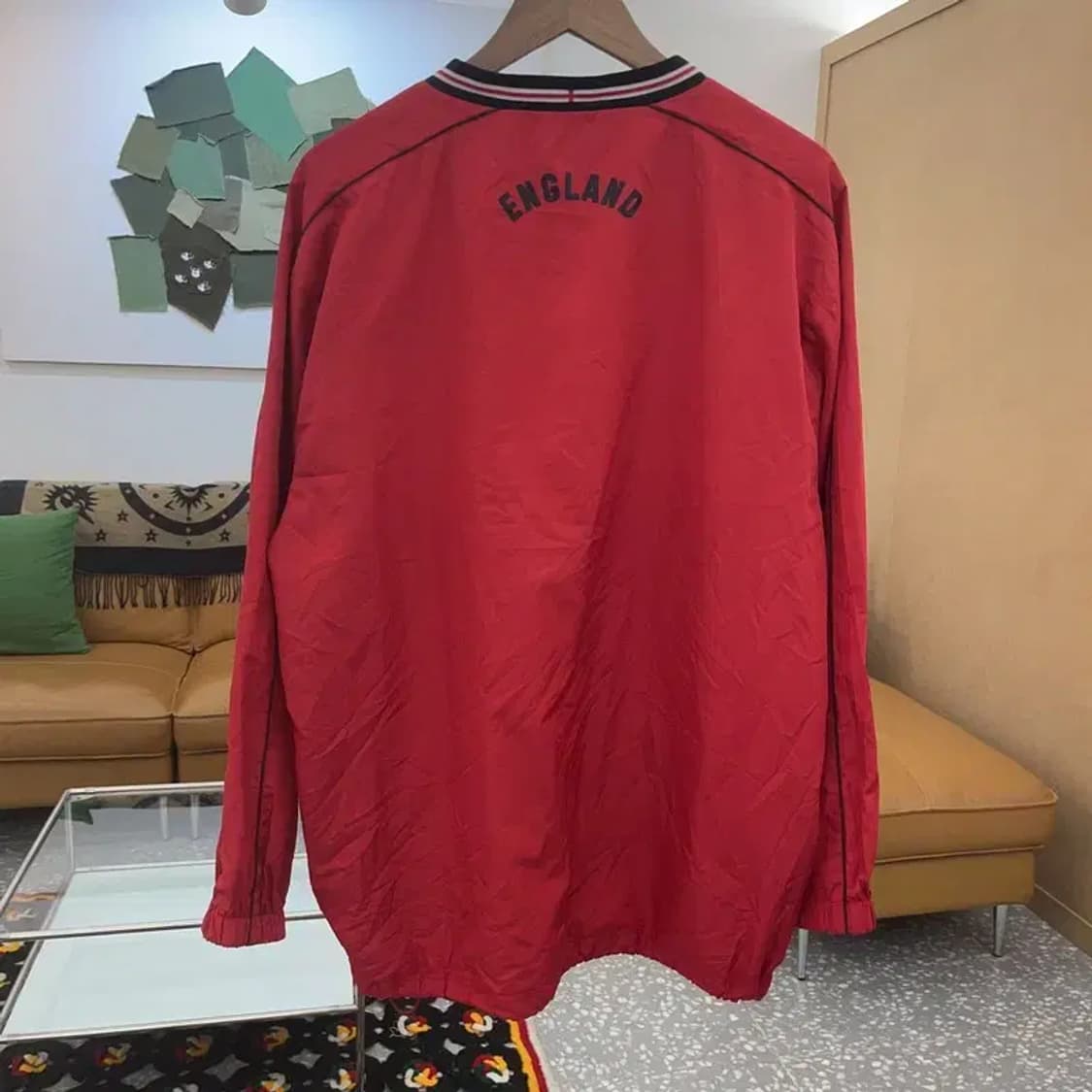 엄브로 올드스쿨 오버핏 웜업 바람막이 롱슬리브 100 C08307 상품이미지4