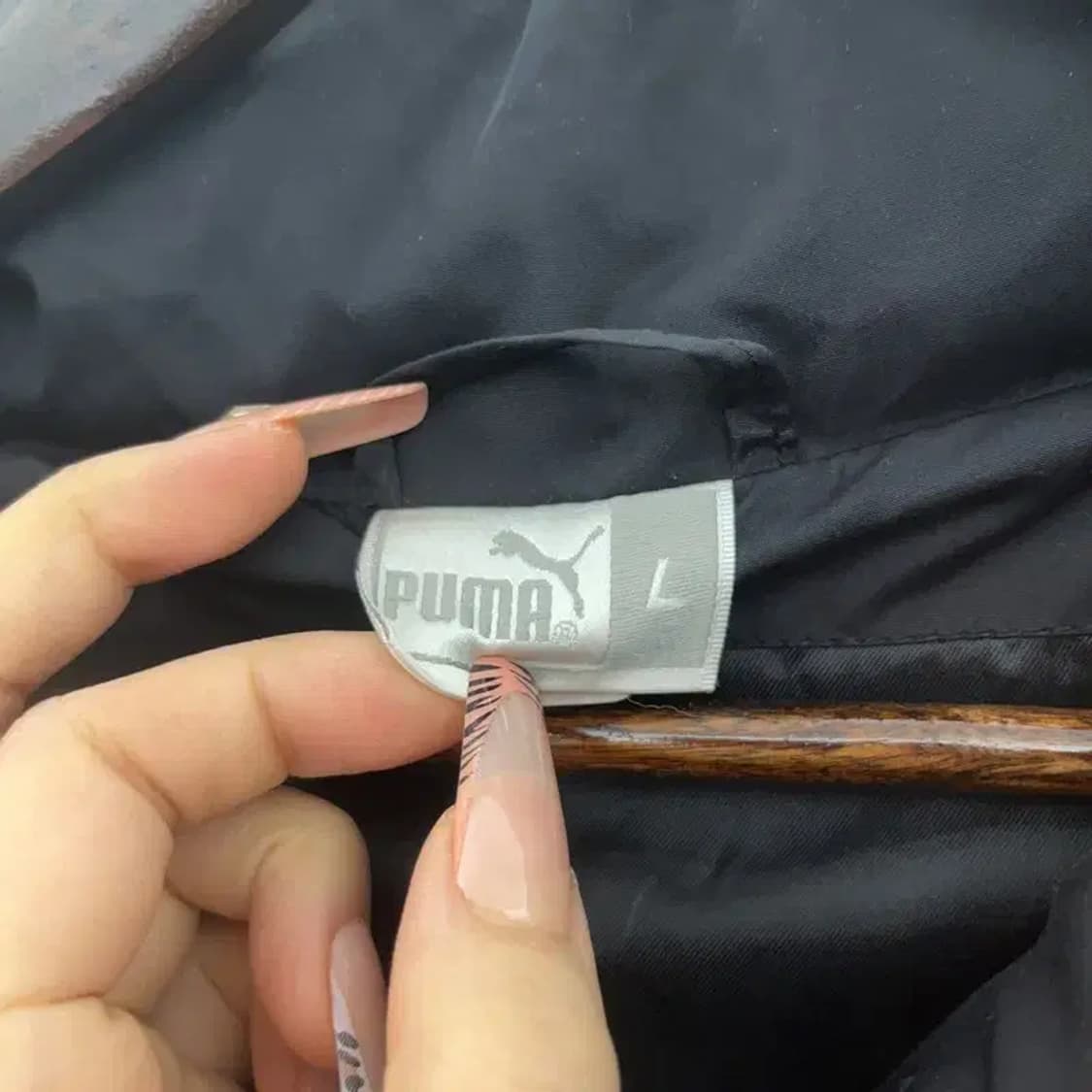 푸마 빈티지 스몰로고 캐주얼 숏패딩 자켓 L C08302 상품이미지5