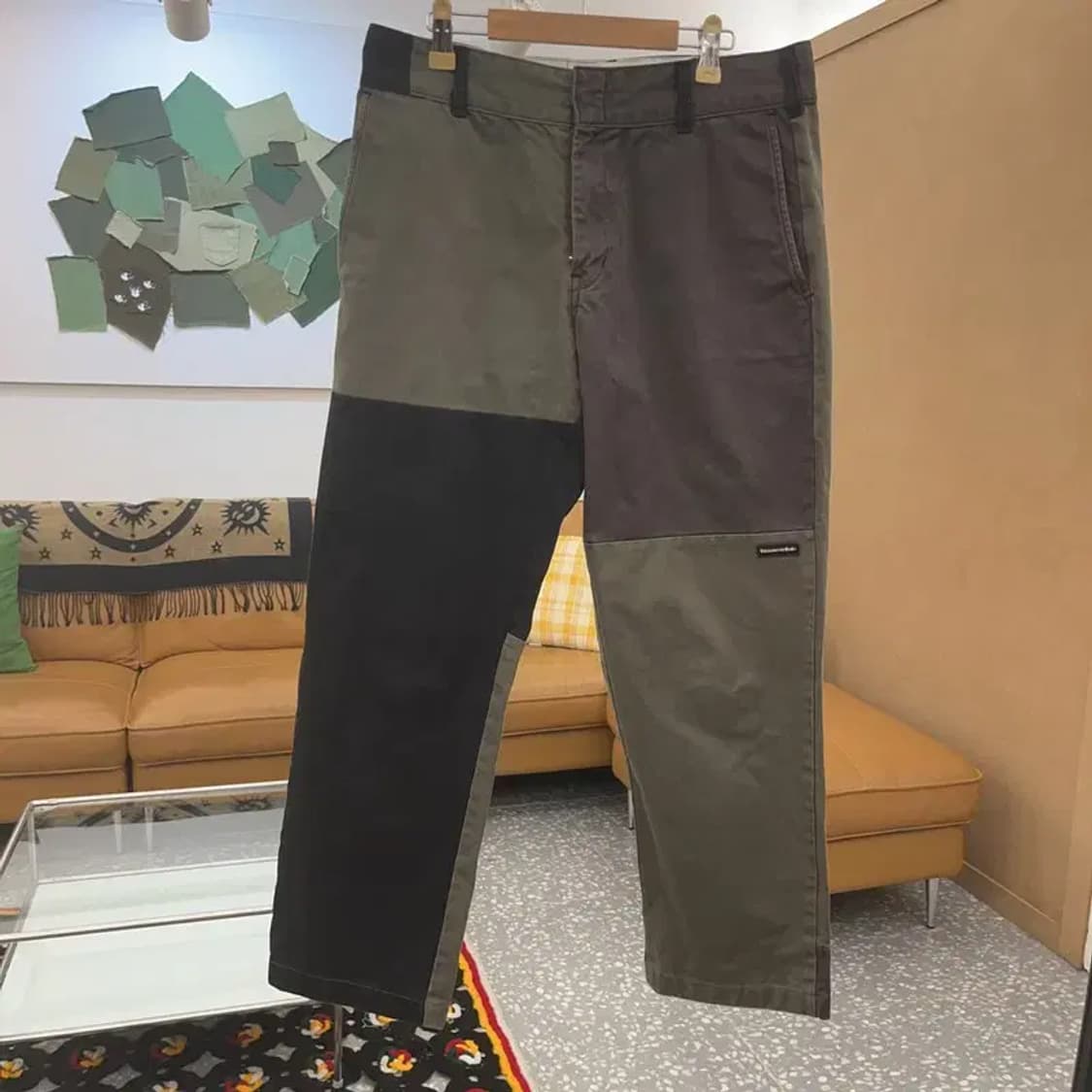 디스이즈네버댓 스트릿 믹스업 패치워크 코튼팬츠 L C08314 상품이미지3