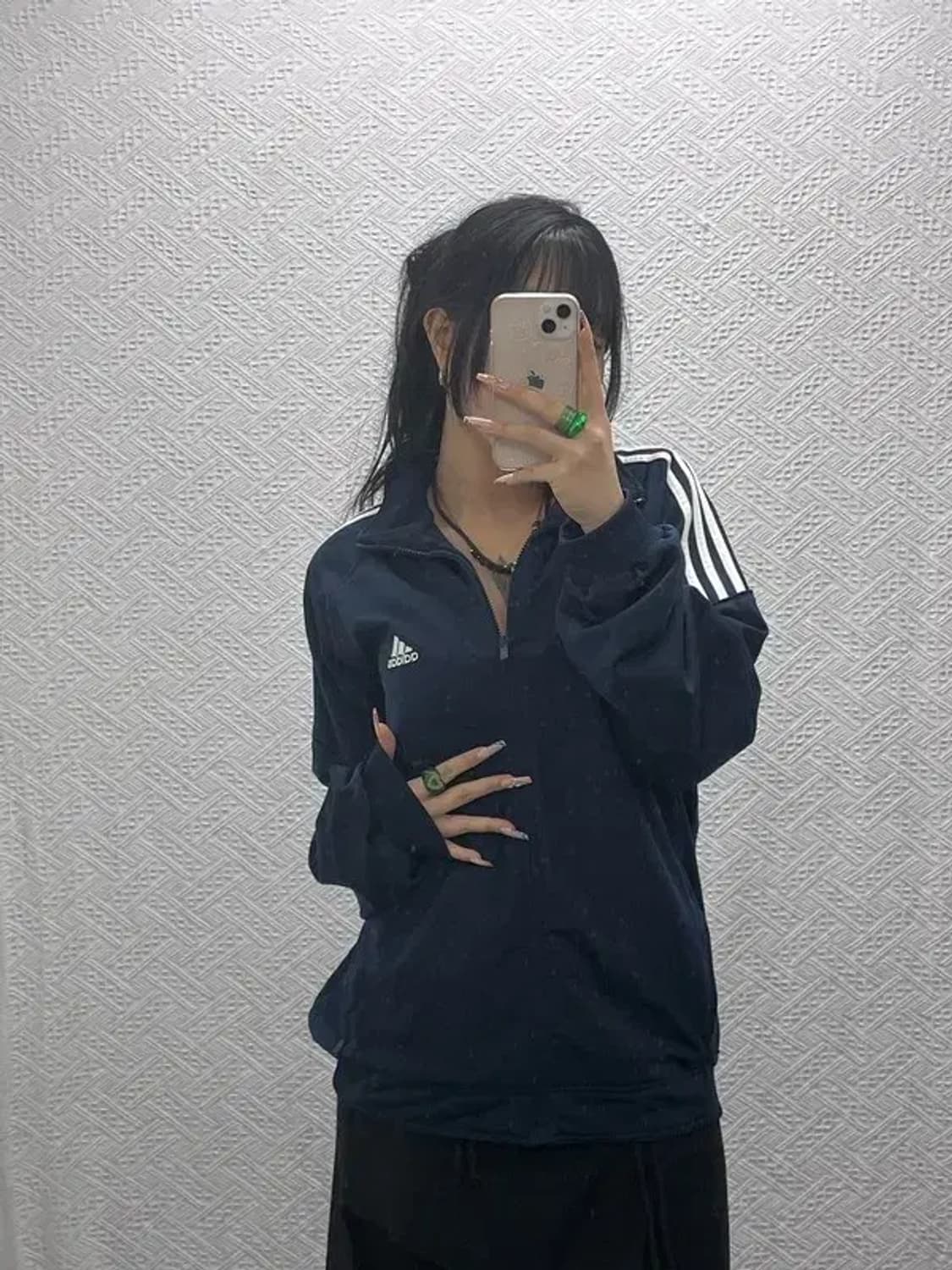 아디다스 올드스쿨 레트로 캐주얼 져지 집업 L C08298 상품이미지2