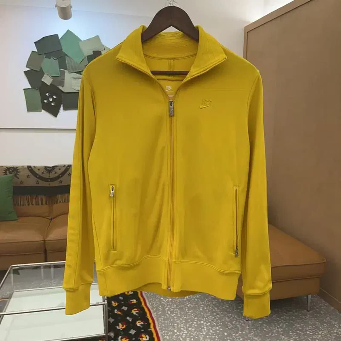 나이키 Y2K 90's 옐로우 머스타드 져지 집업 L C08299 상품이미지3