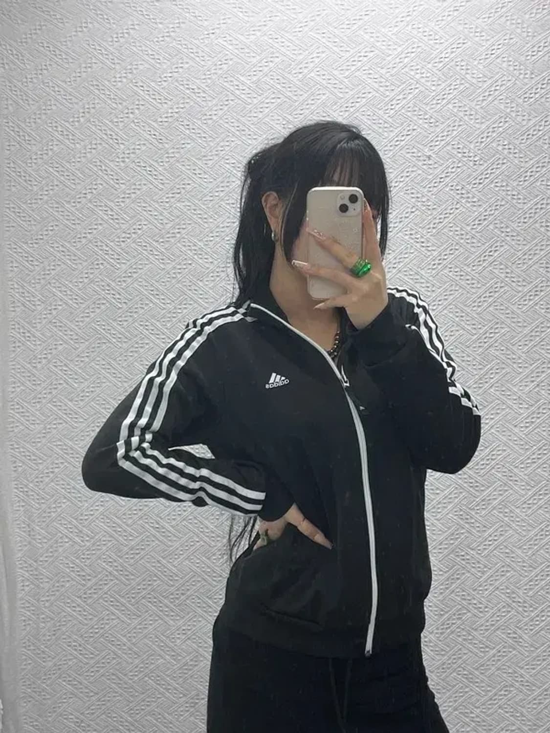 아디다스 올드스쿨 빈티지 삼각로고 져지 집업 100 C08301 상품이미지1