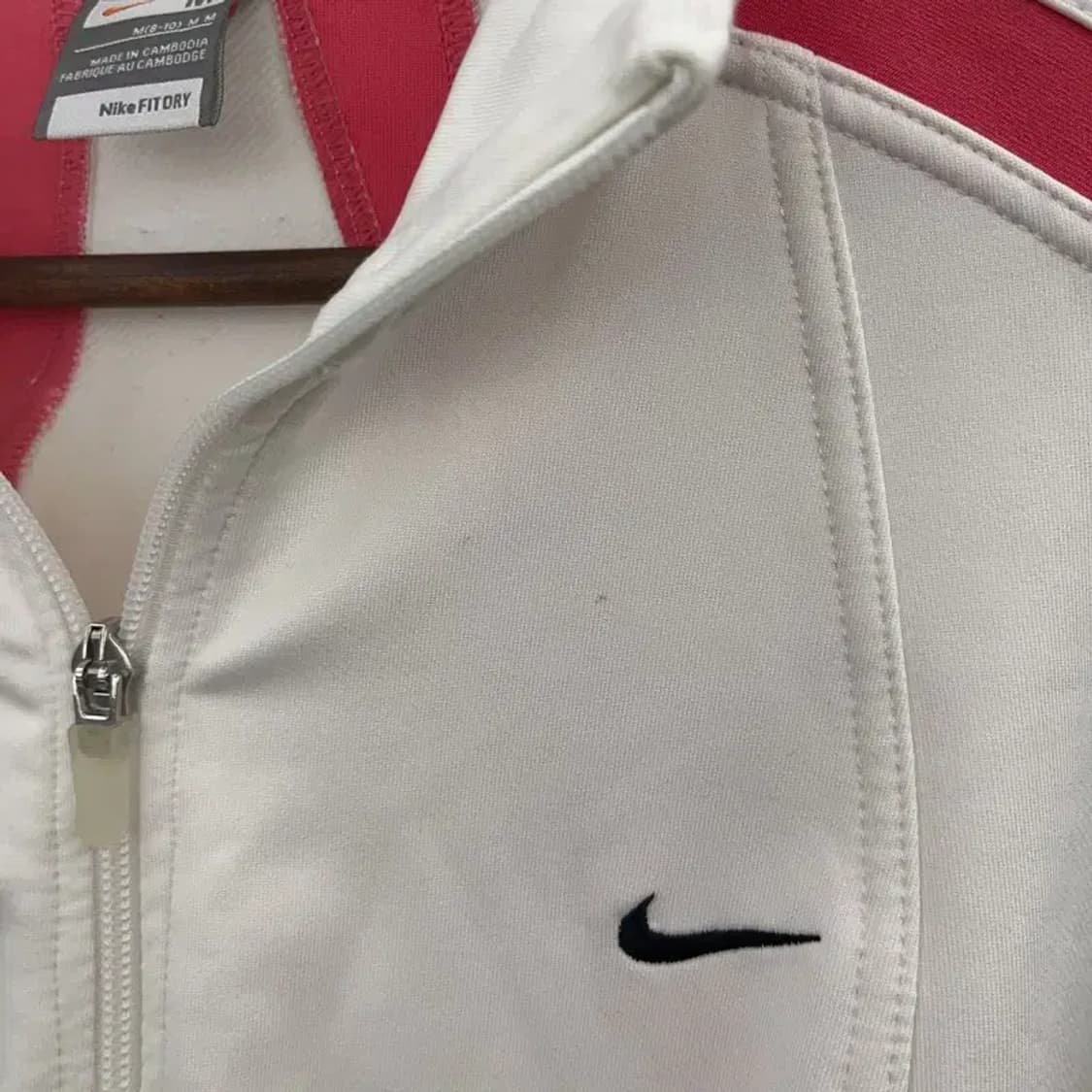 나이키 대장급 Y2K 00's 핑크크림 져지 집업 M C08318 상품이미지7