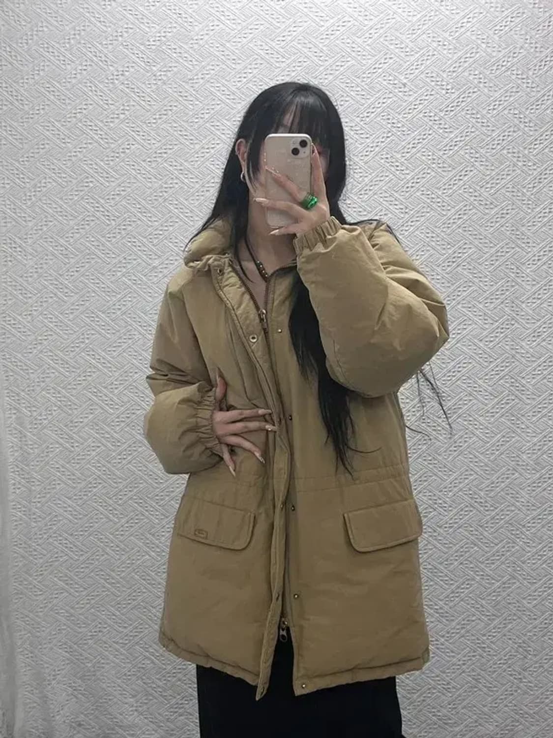 폴로 랄프로렌 90's 빈티지 캐주얼 미디 패딩 점퍼 M C08326 상품이미지2