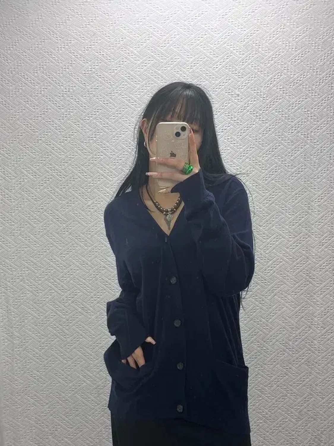 폴로 랄프로렌 빈티지 여리핏 메리노울 니트 가디건 L C08331 상품이미지2