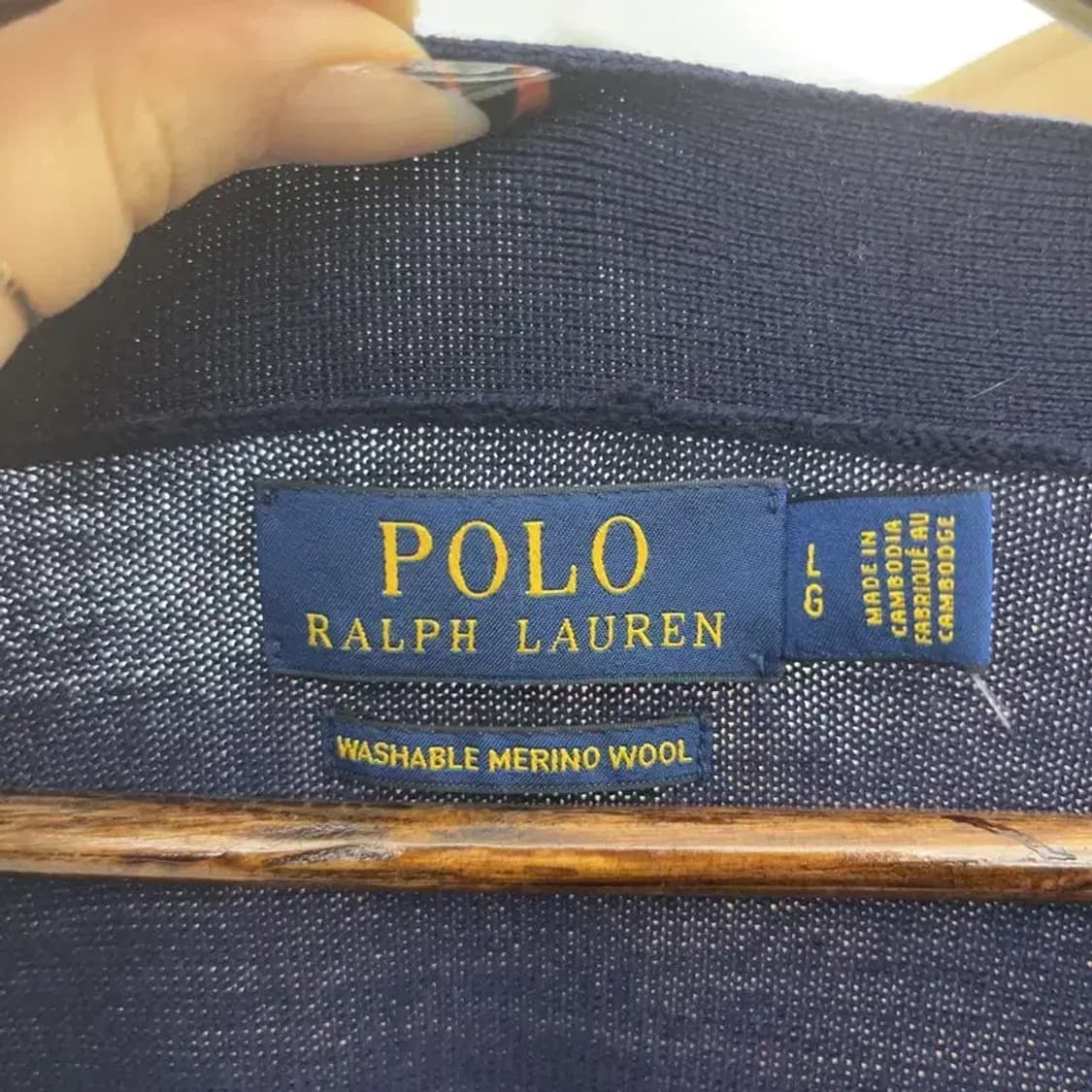 폴로 랄프로렌 빈티지 여리핏 메리노울 니트 가디건 L C08331 상품이미지5