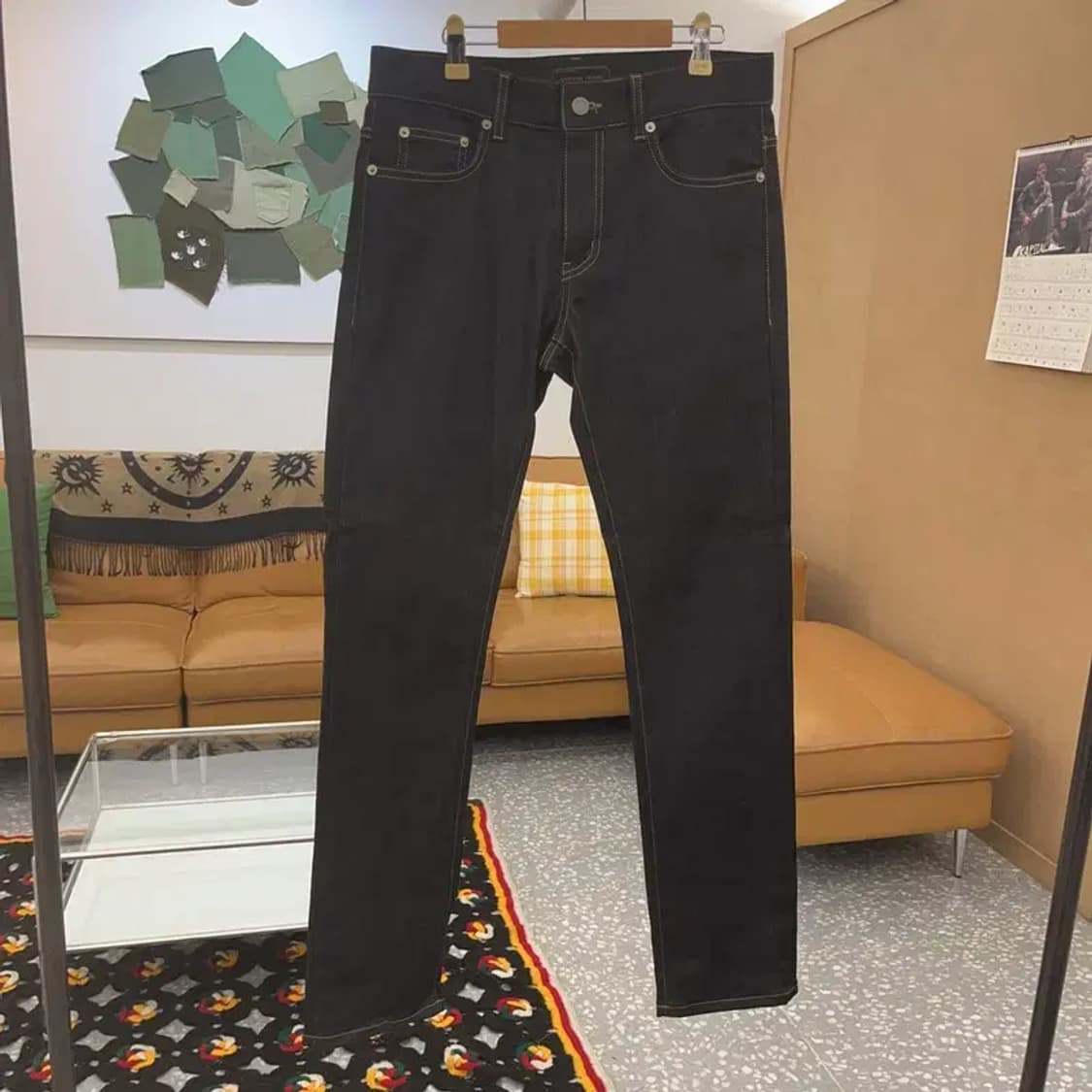 유니폼브릿지 모던캐주얼 생지 데님팬츠 M C08347 상품이미지3