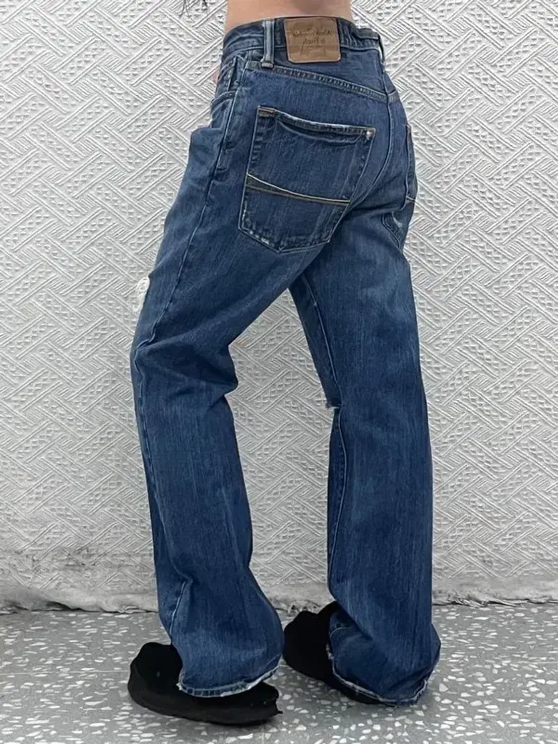 아베크롬비 빈티지 데미지 찢청 부츠컷 데님팬츠 31인치 C08350 상품이미지2