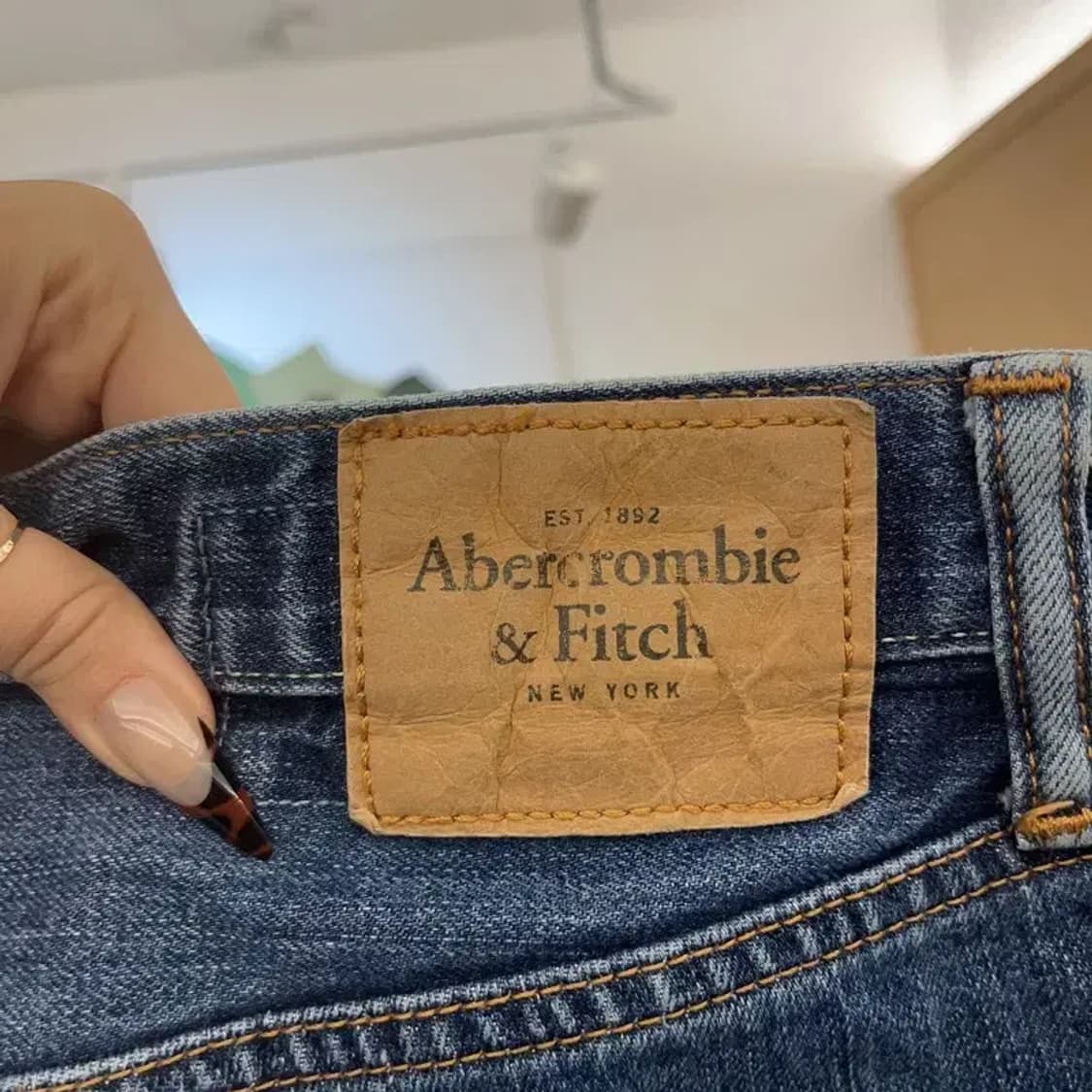 아베크롬비 빈티지 데미지 찢청 부츠컷 데님팬츠 31인치 C08350 상품이미지5