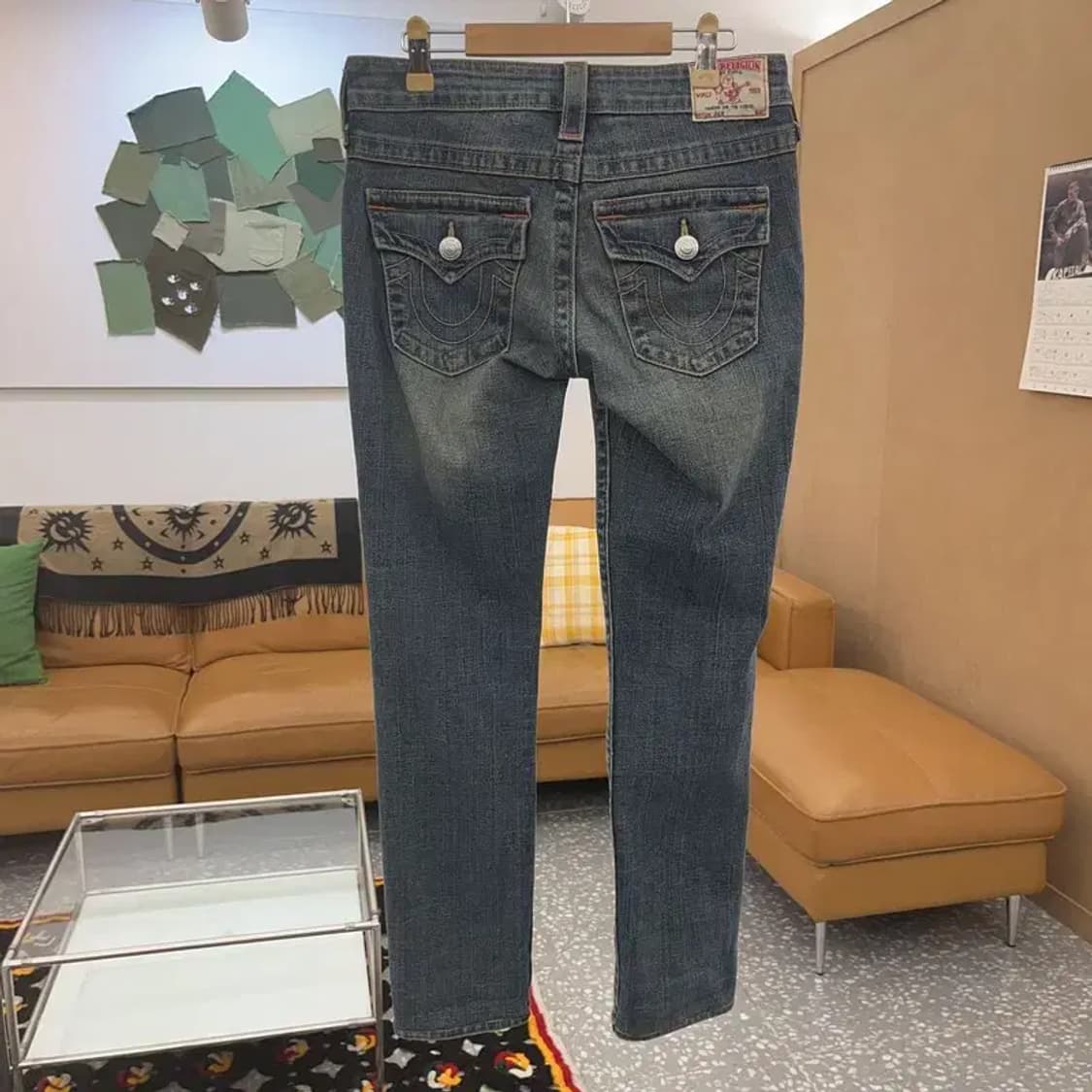 트루릴리전 쥴리 데미지 찢청 스판 데님 청바지 25인치 C08349 상품이미지4