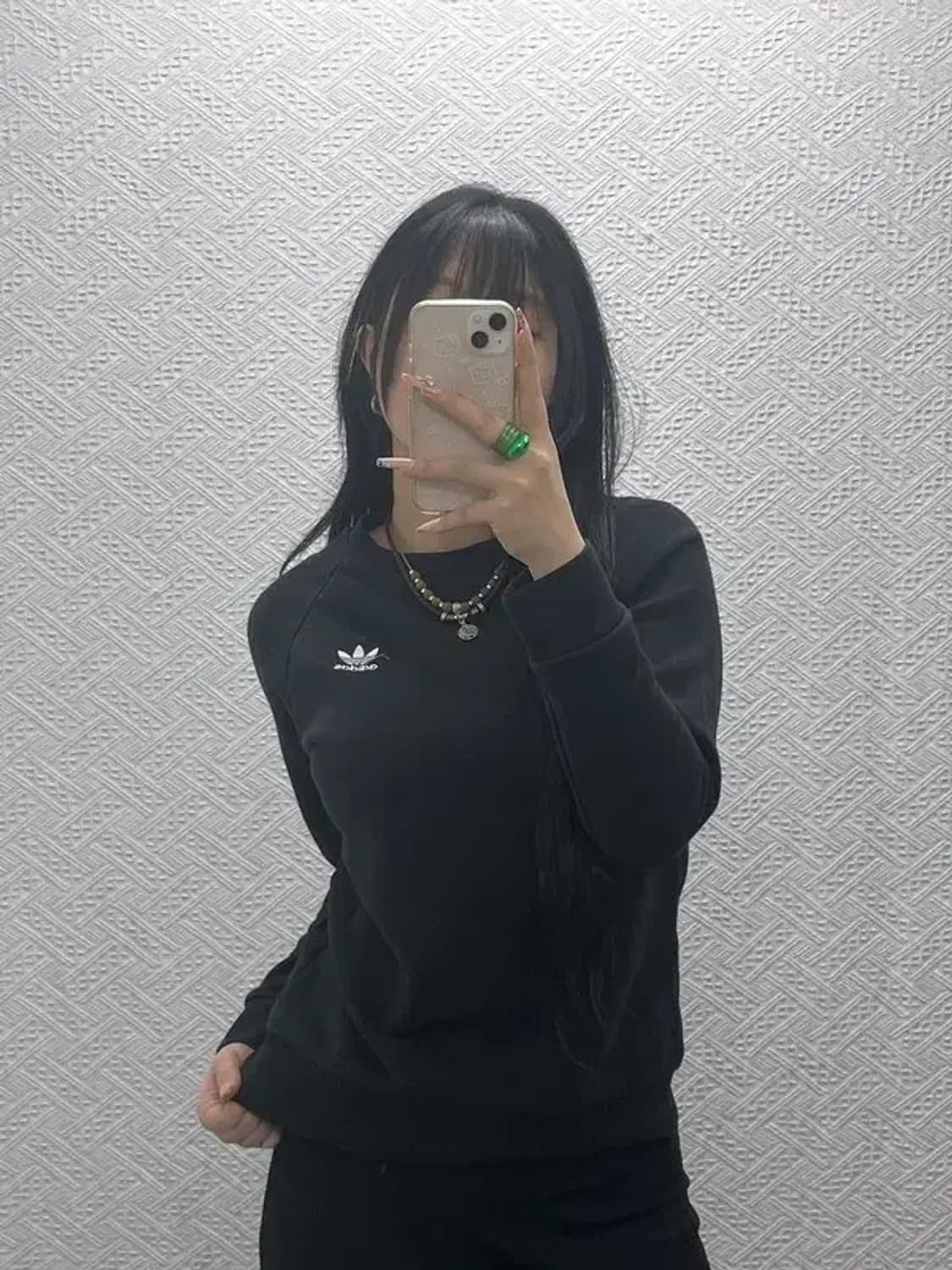 아디다스 빈티지 스몰로고 캐주얼 맨투맨 XS C08344 상품이미지1