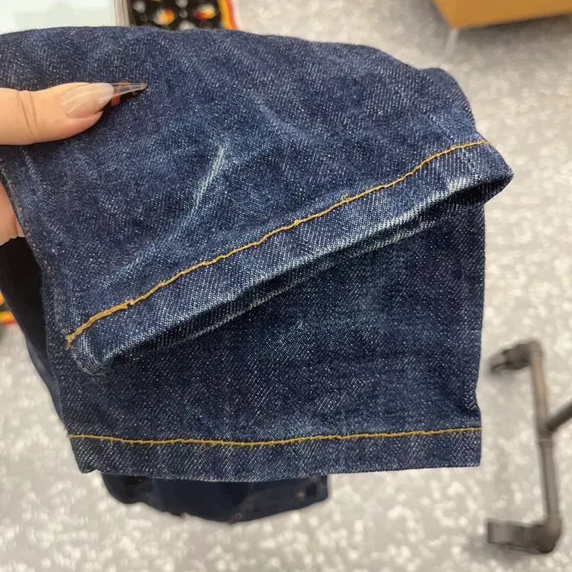 아페쎄 A.P.C 쁘띠 뉴 스탠다드 셀비지 데님팬츠 30인치 C08351 상품이미지6