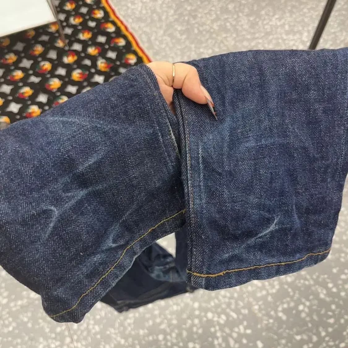 아페쎄 A.P.C 쁘띠 뉴 스탠다드 셀비지 데님팬츠 30인치 C08351 상품이미지7