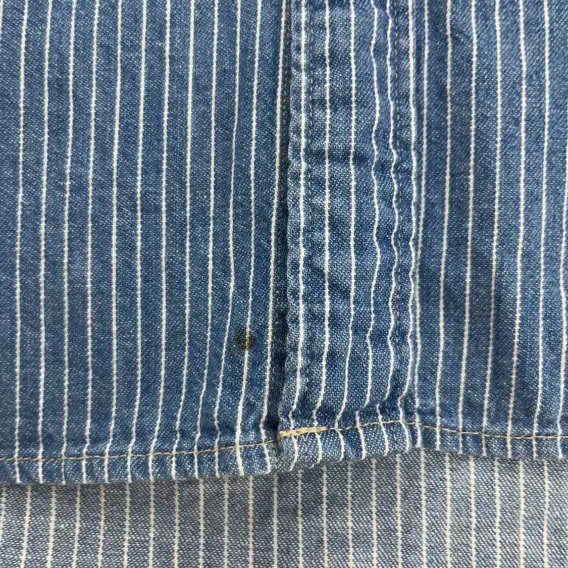 유니클로 U 르메르 레트로 빈티지 스트라이프 셔츠 S C08325 상품이미지7