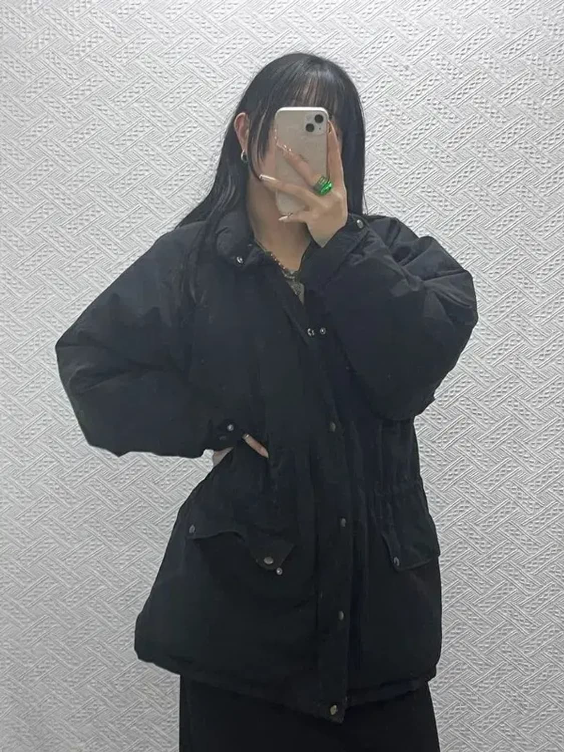 폴로 랄프로렌 빈티지 모던캐주얼 다운 패딩 M C08341 상품이미지1