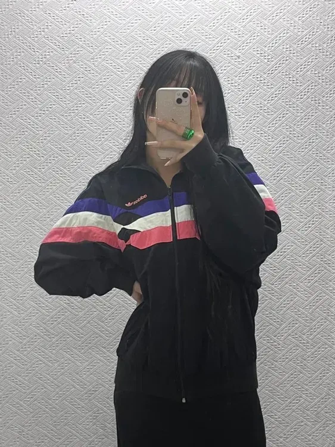 아디다스 올드스쿨 90's 가오리핏 바람막이 자켓 105 C08334 상품이미지1