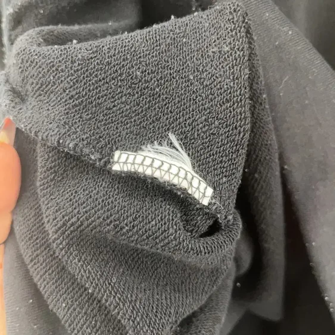 리복 클래식 레트로 배색 브이넥 롱 맨투맨 L C08345 상품이미지6