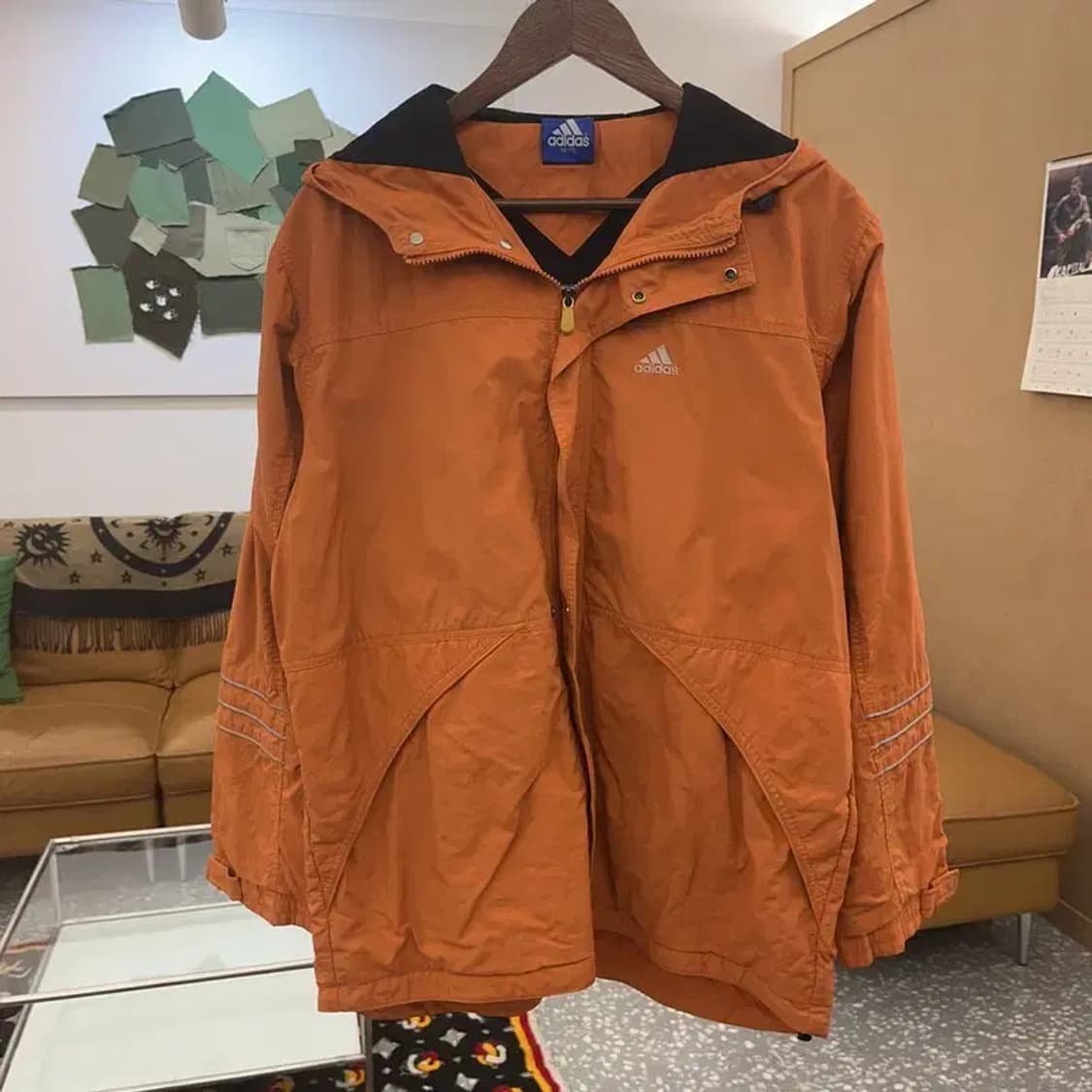 아디다스 레트로 오렌지브라운 바람막이 자켓 105 C08335 상품이미지3