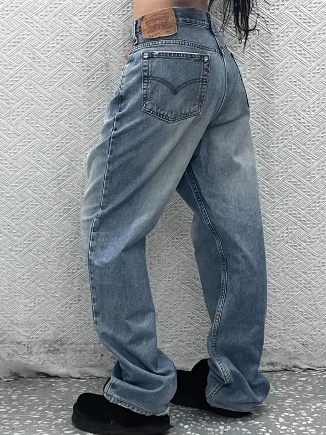 리바이스 506 빈티지 레트로 워싱 데님팬츠 38인치 C08353 상품이미지1