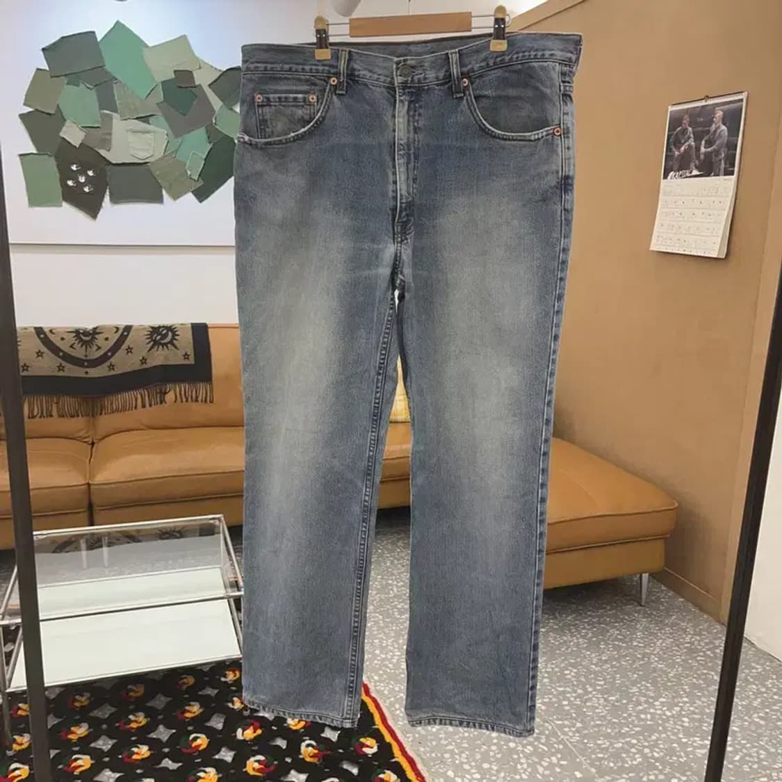리바이스 506 빈티지 레트로 워싱 데님팬츠 38인치 C08353 상품이미지3