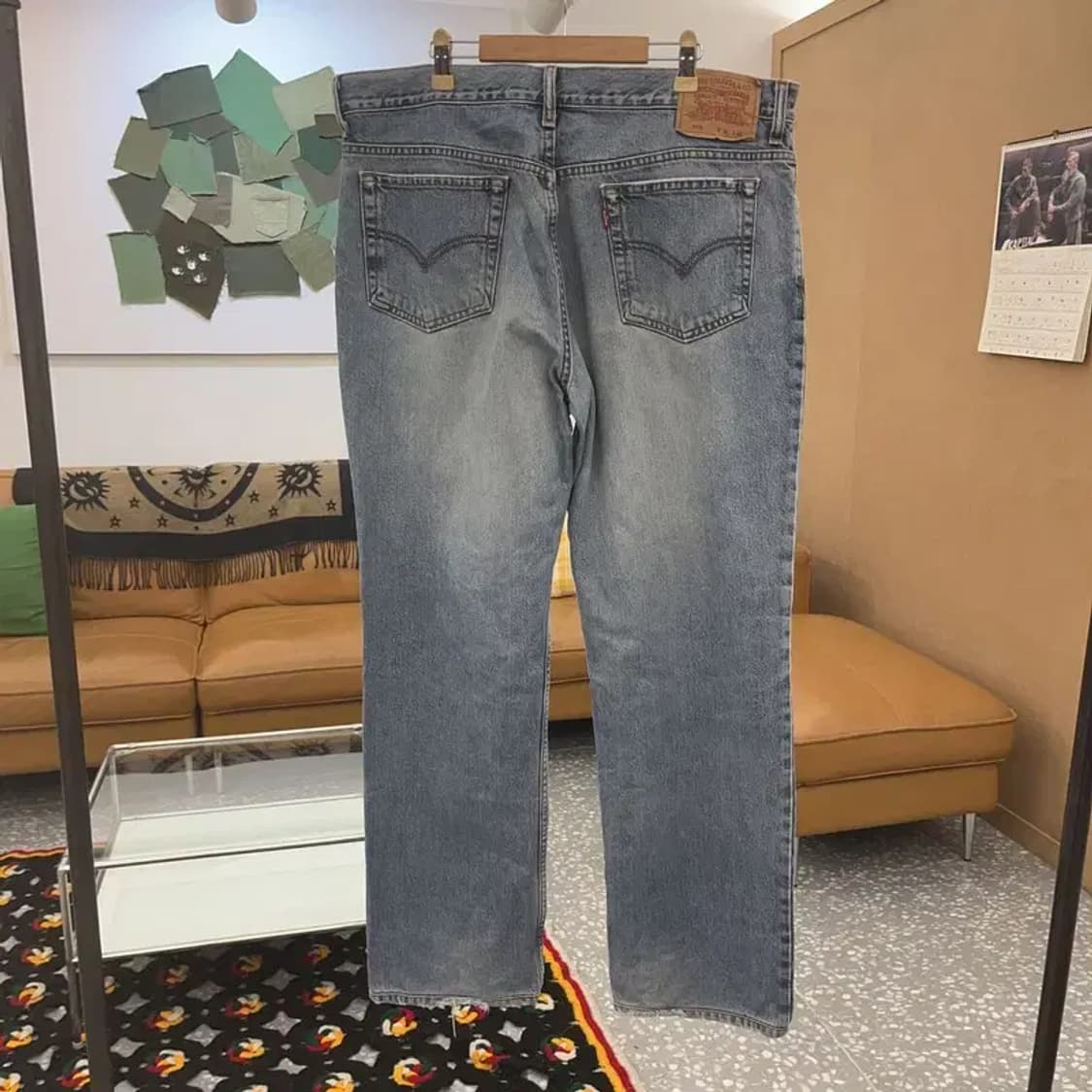 리바이스 506 빈티지 레트로 워싱 데님팬츠 38인치 C08353 상품이미지4