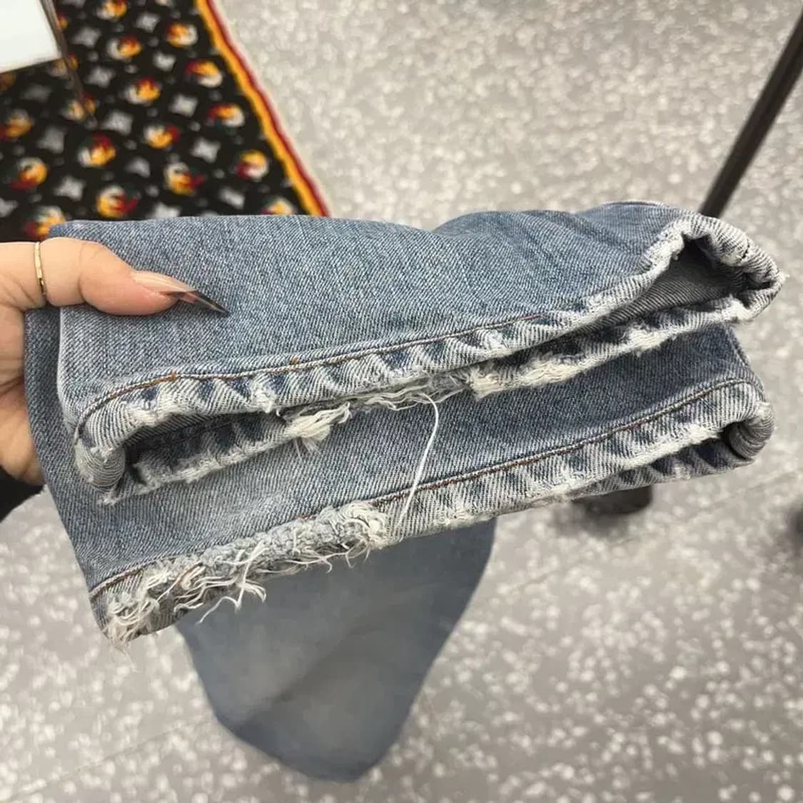 리바이스 506 빈티지 레트로 워싱 데님팬츠 38인치 C08353 상품이미지7