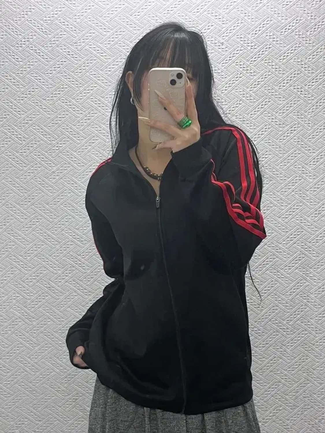 아디다스 올드스쿨 Y2K 검빨 져지 집업 100 C08363 상품이미지1