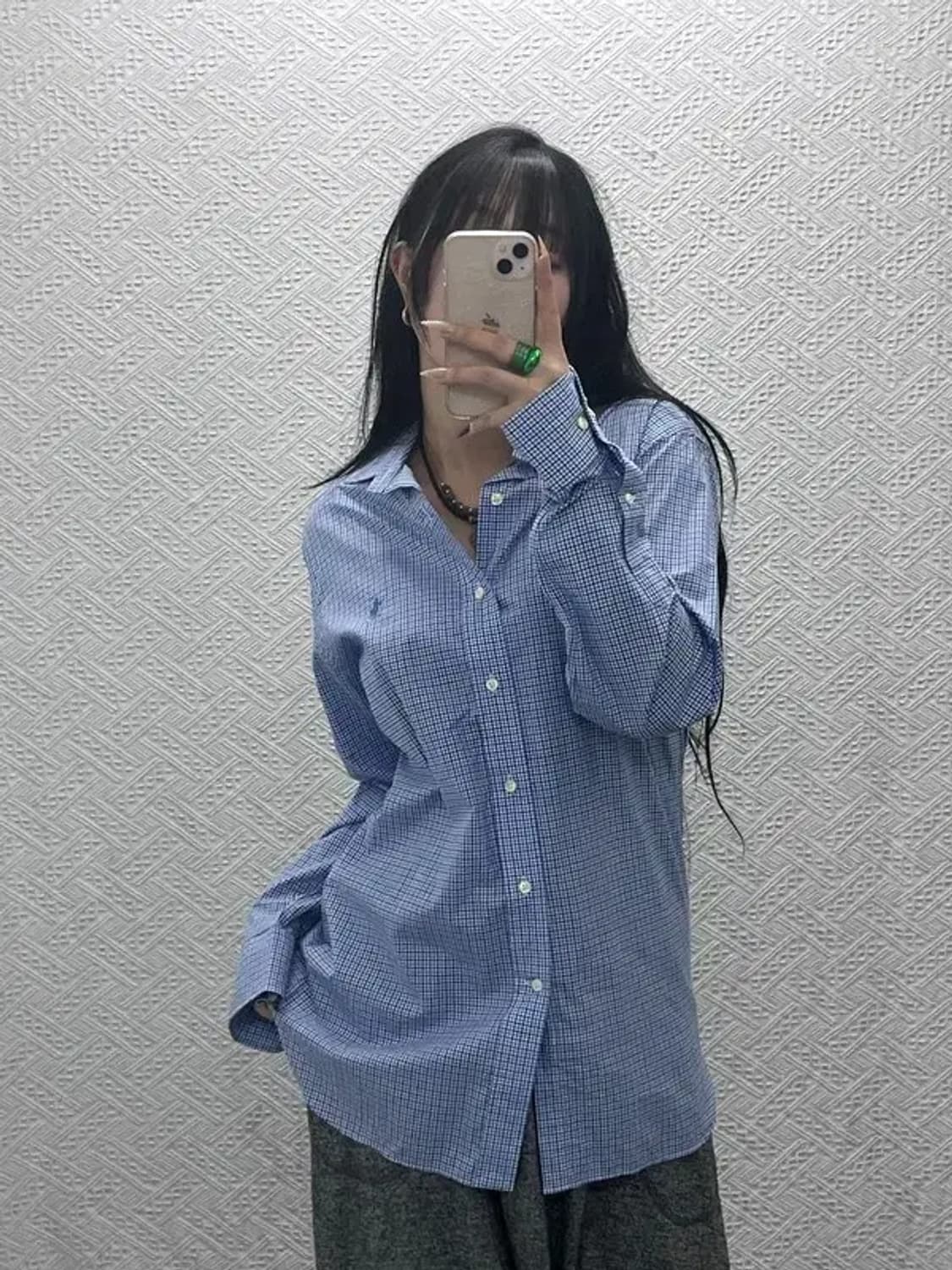 폴로 랄프로렌 빈티지 컨트리 레트로 체크 셔츠 100 C08365 상품이미지1