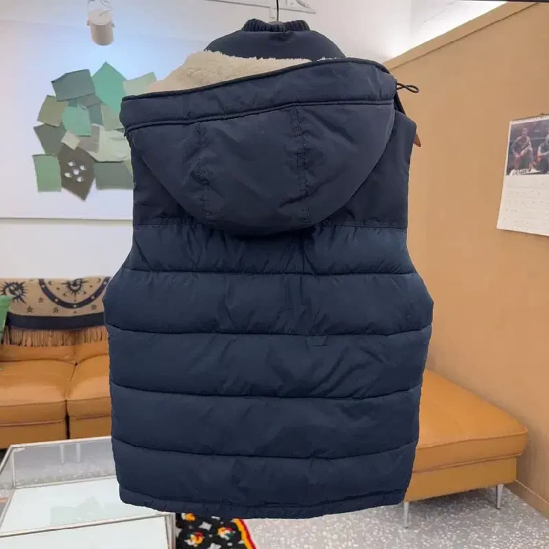 아베크롬비 올드스쿨 모던캐주얼 양털 패딩 조끼 S C08366 상품이미지4