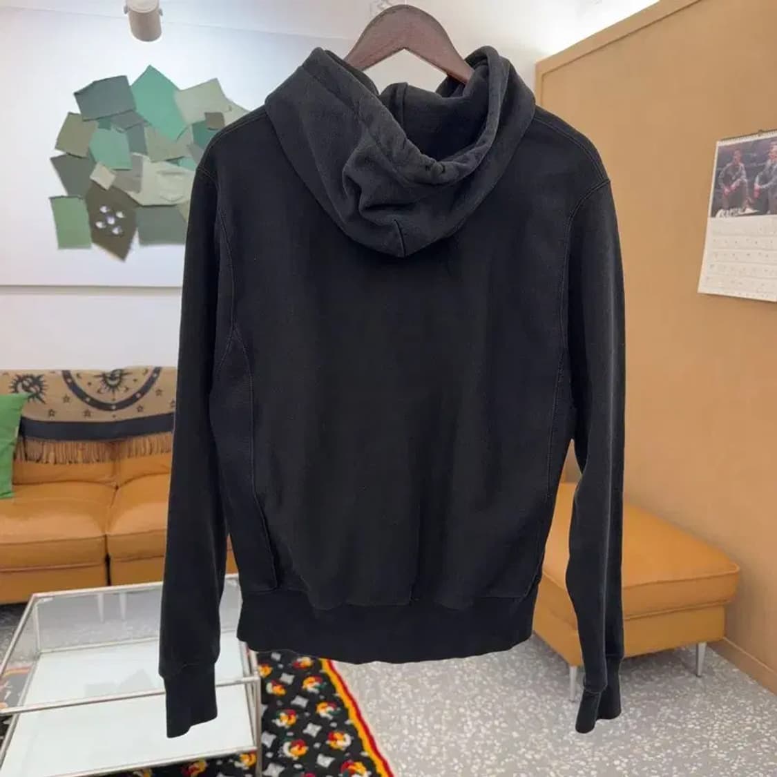 챔피온 리버스위브 빈티지 캐주얼 약기모 후드티 S C08375 상품이미지4