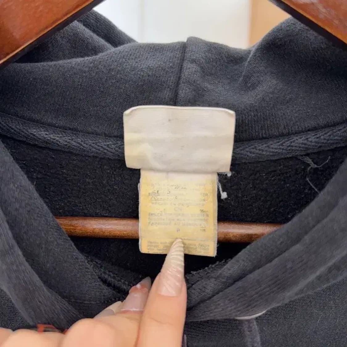 챔피온 리버스위브 빈티지 캐주얼 약기모 후드티 S C08375 상품이미지6