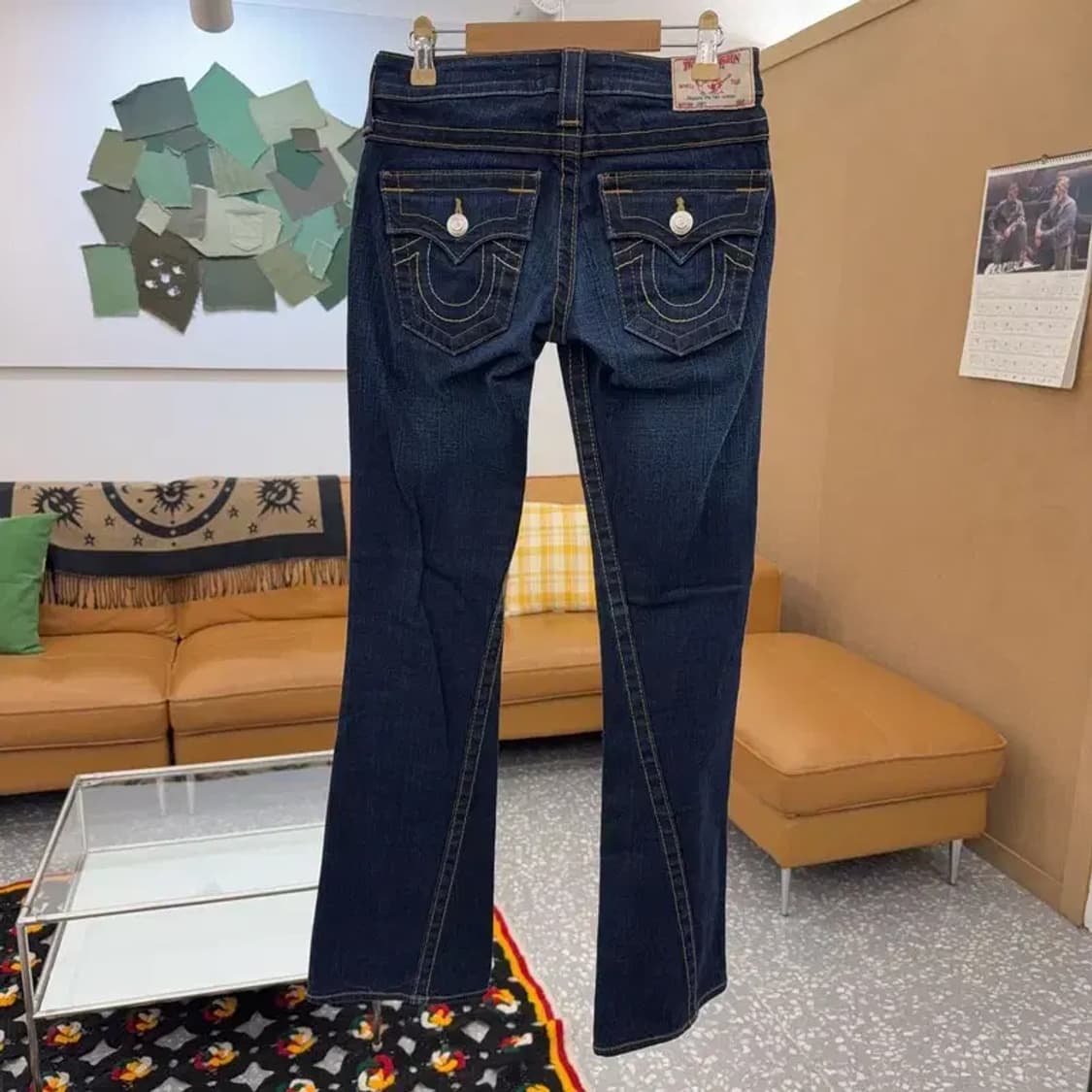 트루릴리전 조이 빈티지 진청 워싱 데님팬츠 24인치 C08390 상품이미지2