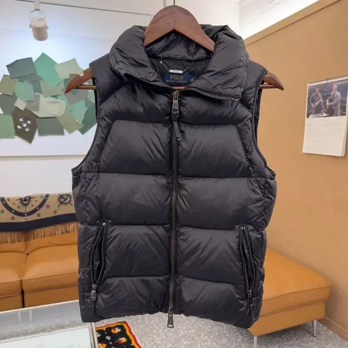 폴로 랄프로렌 모던시크 캐주얼 오리털 패딩 조끼 XS C08373 상품이미지3